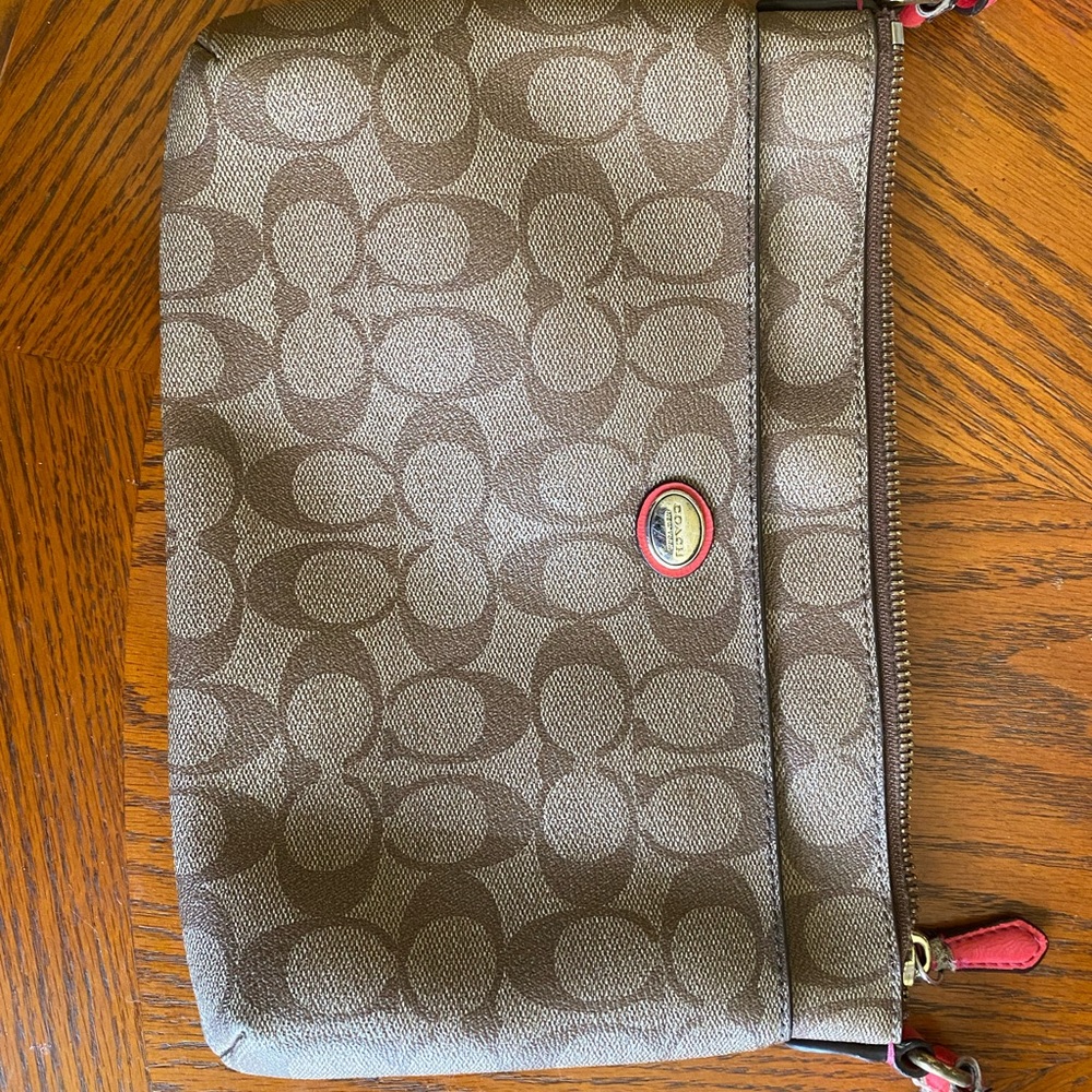 Coach Small Purse pink straps